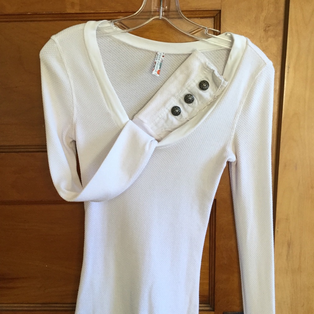 Free People Motor Cuff Thermal Henley